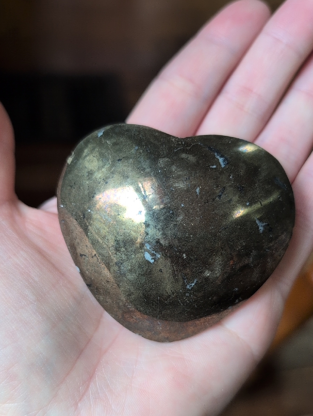 Chalcopyrite Puffy Heart